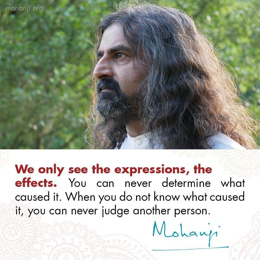 Mohanji quote - Non-judgement
