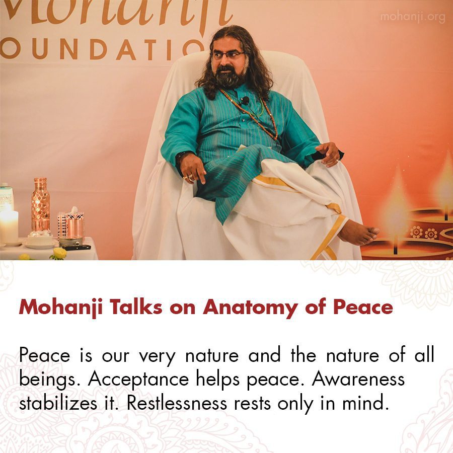 Mohanji quote - Anatomy of Peace
