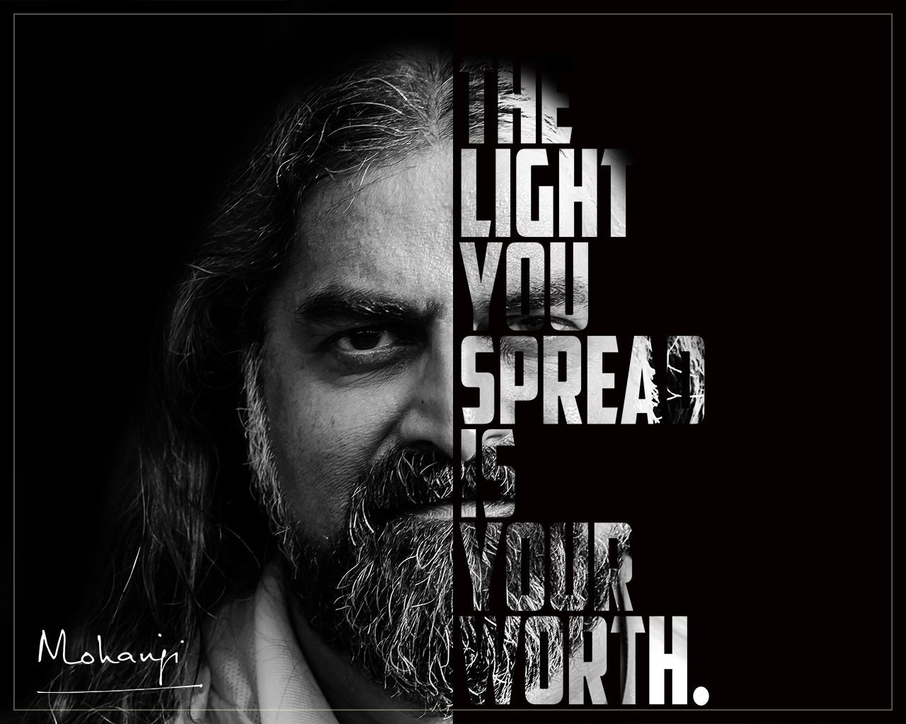 Mohanji quote - Living positively 1200x1000