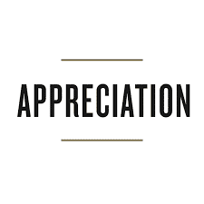 appreciation